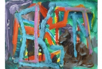 09-Green Orange, Lilac Blue Form1993–98